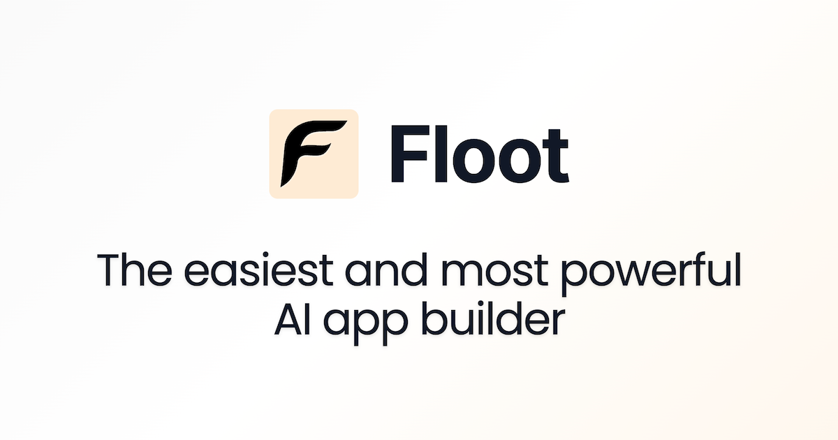 Floot AI banner